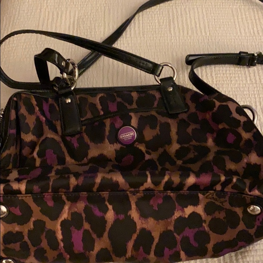 Coach Leopard Purse